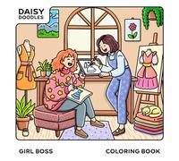 Girl Boss: A Cozy Coloring Book Celebrating Creative, Confident Women