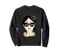 Girl Boss & Queen Always Cute & Beautiful Graphic Designs Sweatshirt