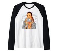 Girl Boss Queen Babe Move in Silence Money Stack Manche Raglan