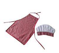 Girl Boy Photography Props Newborn Infant Costume Chefs Apron Hat Outfit Photo Shoot Clothes Baby Supply Lightweight Infant Accessory