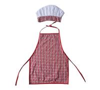 Girl Boy Photography Props Newborn Infant Costume Chefs Apron Hat Outfit Photo Shoot Clothes Baby Supply Lightweight Infant Accessory