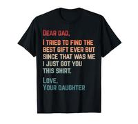 Girl Dad Correspond au Cher père des Filles de Daughter Daddy T-Shirt Graphique avec Valeur