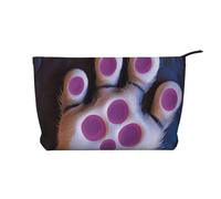 Girl Dance Trousse de maquillage en velours côtelé avec imprimé papillon pour femmes et filles, organisateur de cosmétiques de voyage spacieux pour maquillage, articles de toilette et essentiels