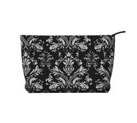 Girl Dance Trousse de maquillage en velours côtelé avec imprimé papillon pour femmes et filles, organisateur de cosmétiques de voyage spacieux pour maquillage, articles de toilette et essentiels