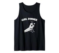 Girl Dinner Praying Mantis Funny Unhinged Gen Z Bug Meme Gag Débardeur