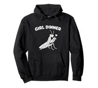 Girl Dinner Praying Mantis Funny Unhinged Gen Z Bug Meme Gag Sweat à Capuche