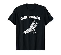 Girl Dinner Praying Mantis Funny Unhinged Gen Z Bug Meme Gag T-Shirt