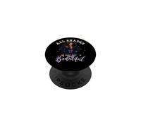 Girl Empowered Afro Black Queen African Women PopSockets PopGrip Adhésif