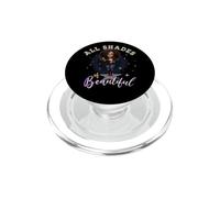 Girl Empowered Afro Black Queen African Women PopSockets PopGrip pour MagSafe