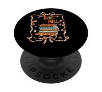 Girl Fall Cozy Books Automne Esthétique PopSockets PopGrip Adhésif