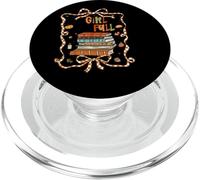 Girl Fall Cozy Books Automne Esthétique PopSockets PopGrip pour MagSafe