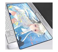 Girl Gift Tapis de Souris XL 900x400mm Hydrorésistant Anime Mouse Pad Grand Tapis de Souris Gamer avec Base en Caoutchouc Anti-Glissant Surface Texturée pour Ordinateur et PC,F