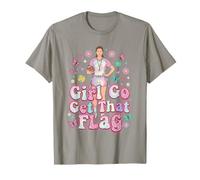 Girl Go Get That Drapeau de Football Coach Mom T-Shirt