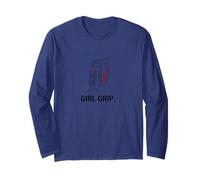 Girl Grip Meme Multitâche Café Clés Téléphone Manche Longue