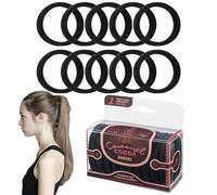 Girl Hair Ties | Colorful Hair Rings | Elastic Hair Bands | Versatile Hair Ties | 10x Simple Colorful Hair Rings | Soft Ponytail Holders Hair Accessories Elastic Bands for Girls Men With Long Hair