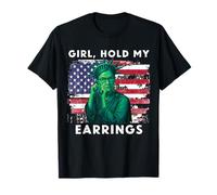 Girl Hold My Earrings RBG Statue de la Liberté T-Shirt