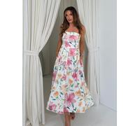 Girl In Mind Girl In Mind White Danni Strapless Bandeau Midi Dress White EU 48 (UK 20)