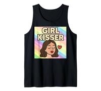 Girl Kisser | Dessin animé Audacieux GL Pride, Sapphic, Girls Love Débardeur