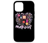 Girl MUA Make Up Addict Beauté des Cils Maquillage Coque pour iPhone 12/12 Pro