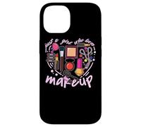 Girl MUA Make Up Addict Beauté des Cils Maquillage Coque pour iPhone 14