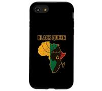 Girl Power African American Queen Africa Roots Juneteenth Coque pour iPhone SE (2020) / 7/8