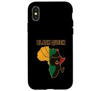 Girl Power African American Queen Africa Roots Juneteenth Coque pour iPhone X/XS
