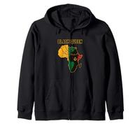 Girl Power African American Queen Africa Roots Juneteenth Sweat à Capuche