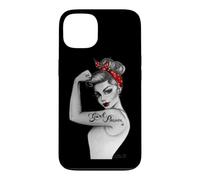 Girl Power Art by AnneCha style féministe Retro RosieRiveter Coque pour iPhone 13