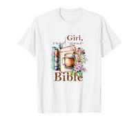 Girl Read Your Bible Christian Faith Jésus Livre T-Shirt