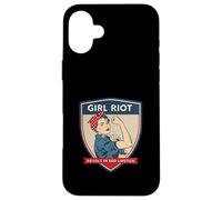Girl Riot Rouge à lèvres Power Rosie Coque pour iPhone 16 Plus
