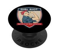 Girl Riot Rouge à lèvres Power Rosie PopSockets PopGrip Adhésif