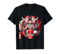 Girl samouraï esthétique en Tokyo Retro Cyberpunk Japonais T-Shirt