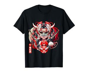 Girl samouraï esthétique en Tokyo Retro Cyberpunk Japonais T-Shirt