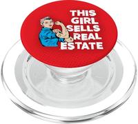 Girl Sells Real Estate - Humoristique PopSockets PopGrip pour MagSafe