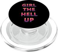 Girl The Hell Up Cadeau d'anniversaire Amusant pour Femme PopSockets PopGrip pour MagSafe