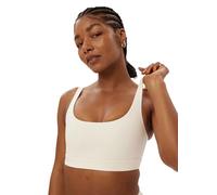 Girlfriend Collective Andy Bra, Split Strap Brassière de Sport, Ivoire, L Femme