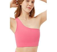Girlfriend Collective Bianca Bra, One Shoulder Brassière de Sport, Camélia, s Femme