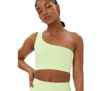 Girlfriend Collective Bianca Bra, One Shoulder Brassière de Sport, Thé Vert, s Femme