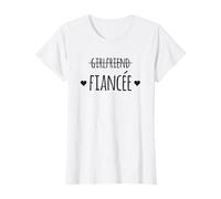 Girlfriend Fiancee Fiance Engagement Party Fun Proposal T-Shirt