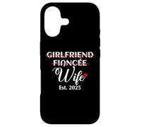 Girlfriend Fiancée Wife Est. 2025 Funny Women's Marriage Coque pour iPhone 17