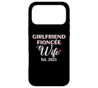 Girlfriend Fiancée Wife Est. 2025 Funny Women's Marriage Coque pour iPhone 17 Pro Max