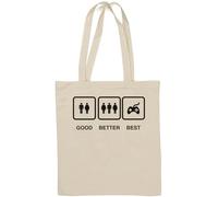 Girlfriend Good Two Girlfriends Better Gaming Sac fourre-tout en coton naturel Blanc