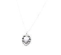 Girls Accessoires Christian Catholic Sacred Heart Collier pour Femmes Hommes, Sacré-cœur Vintage de Jésus Collier - Perles Chaîne Sacré-Cœur Pendant, Jésus Heart Collier pour