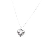 Girls Accessoires Christian Catholic Sacred Heart Collier pour Femmes Hommes, Sacré-cœur Vintage de Jésus Collier - Perles Chaîne Sacré-Cœur Pendant, Jésus Heart Collier pour