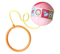 Girls Ankle Skip Ball, LED Light-Up Ankle Skipping Rope Ball For Outdoor Fitness, ABS Interactive Jumping Game For Children Teens Adults, School Playground Yard Backyard Party Exercise Toy, 78cm
