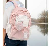 Girls Backpack, Multi-Pocket Schoolbag, Stylish Casual Bag, Spacious Student Bookbag, Travel and Daily Use Bag for Youth Teen Adults Friends Family, 16.73×12.59×6.69 inches