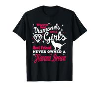Girl's Best Friend Never Owned A Havana Brown Cat Lover T-Shirt