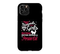 Girl's Best Friend Never Owned A Persian Cat Funny Kitten Coque pour iPhone 11 Pro