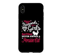 Girl's Best Friend Never Owned A Persian Cat Funny Kitten Coque pour iPhone XS Max
