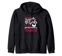 Girl's Best Friend Never Owned A Persian Cat Funny Kitten Sweat à Capuche